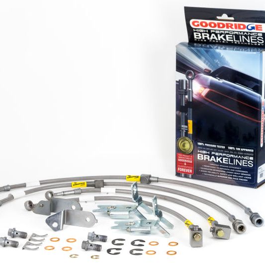 Goodridge 12412 - GRI12412 - Goodridge 08-11 Dodge Challenger / 06-11 Charger / 05-08 Magnum SE Brake Lines - Shipped in Europe - Tuningsupply.com