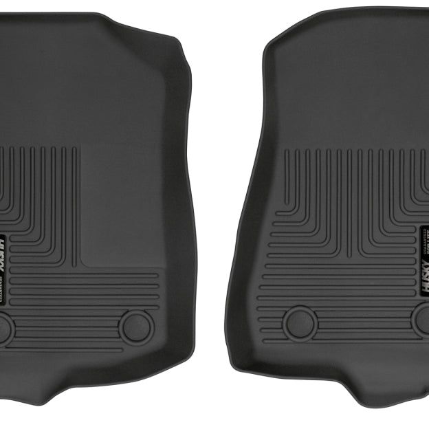 Husky Liners 13021 - HSL13021 - Husky Liners 19-24 Jeep Wrangler JL/JLU WeatherBeater Front Row Black Floor Liners - Shipped in Europe - Tuningsupply.com