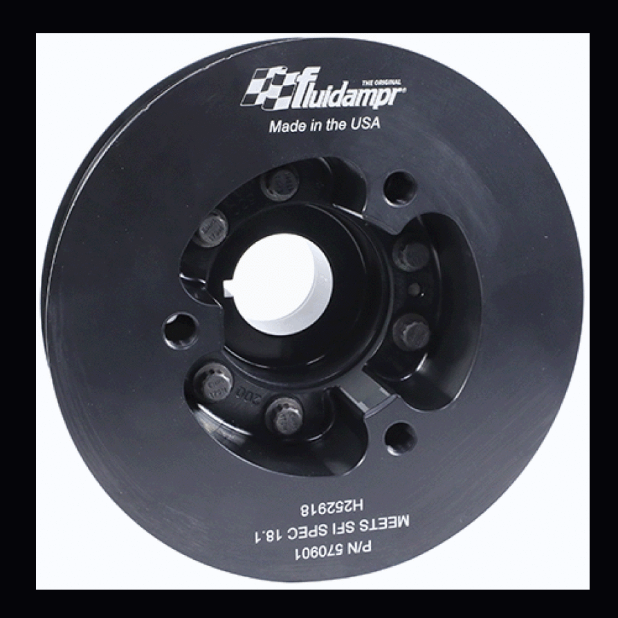 Fluidampr 570901 - FDR570901 - Fluidampr 09-21 Nissan GT-R R35 VR38DETT Steel Internally Balanced Damper - Shipped in Europe - Tuningsupply.com