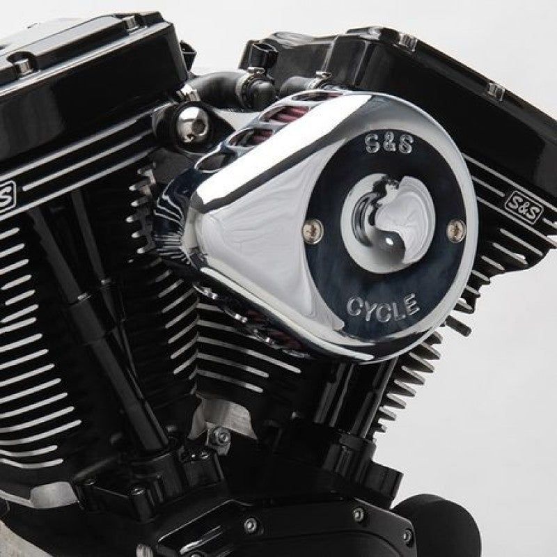 S&S Cycle 170-0441 - SSC170-0441 - S&S Cycle 01-15 Fuel-Injected Softail Models Stealth Air Cleaner Kit w/ Chrome Mini Teardrop Cover - Shipped in Europe - Tuningsupply.com