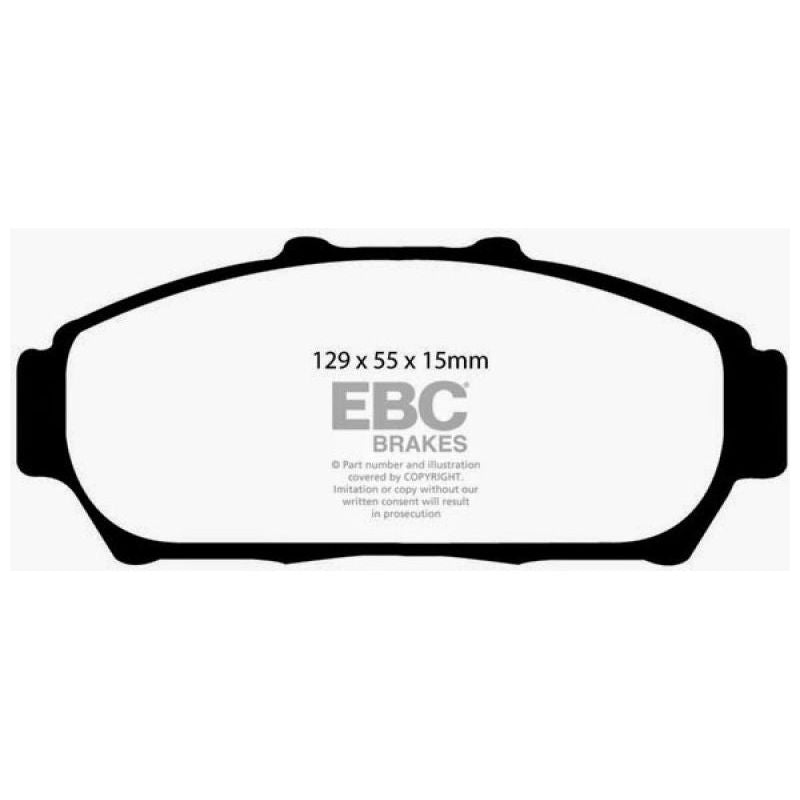 EBC DP41206R - EBCDP41206R - EBC 94-01 Acura Integra 1.8 Yellowstuff Front Brake Pads - Shipped in Europe - Tuningsupply.com