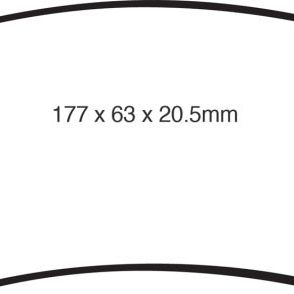 EBC ED91777 - EBCED91777 - EBC 05-07 Ford F250 (inc Super Duty) 5.4 (2WD) Extra Duty Front Brake Pads - Shipped in Europe - Tuningsupply.com