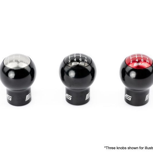 AMS AMS.50.06.0002-1 - AMSAMS.50.06.0002-1 - AMS Performance Subaru WRX/STi 6-Speed Billet Shift Knob (Incl Red, Black, & Gunmetal Cap) - Shipped in Europe - Tuningsupply.com