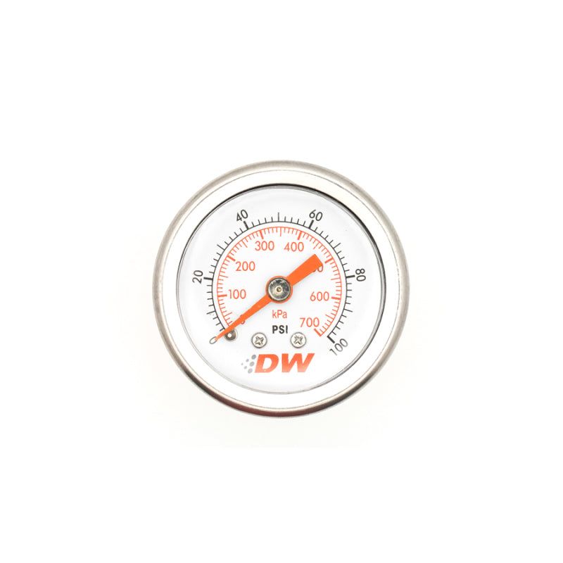 DeatschWerks 6-01-G - DWK6-01-G - DeatschWerks 0-100 PSI 1/8in NPT Mechanical Fuel Pressure Gauge - Shipped in Europe - Tuningsupply.com
