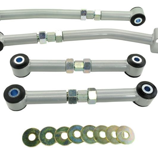 Whiteline KTA124 - WHLKTA124 - Whiteline 98-08 Subaru Legacy Liberty Rear Lower Control arm-adjust toe/camber - Shipped in Europe - Tuningsupply.com