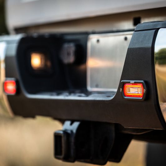 Rigid Industries 53223 - RIG53223 - Rigid Industries SR-L Series Flush Mount LED Spreader Pair w/ Amber Halo - Universal - Shipped in Europe - Tuningsupply.com