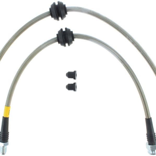 Stoptech 950.61504 - STO950.61504 - StopTech 07-09 Mazdaspeed3 / 04-07 Mazda 3 Stainless Steel Rear Brake Lines - Shipped in Europe - Tuningsupply.com
