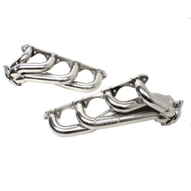 BBK 15150 - BBK15150 - BBK 79-93 Mustang 5.0 Shorty Unequal Length Exhaust Headers - 1-5/8 Silver Ceramic - Shipped in Europe - Tuningsupply.com