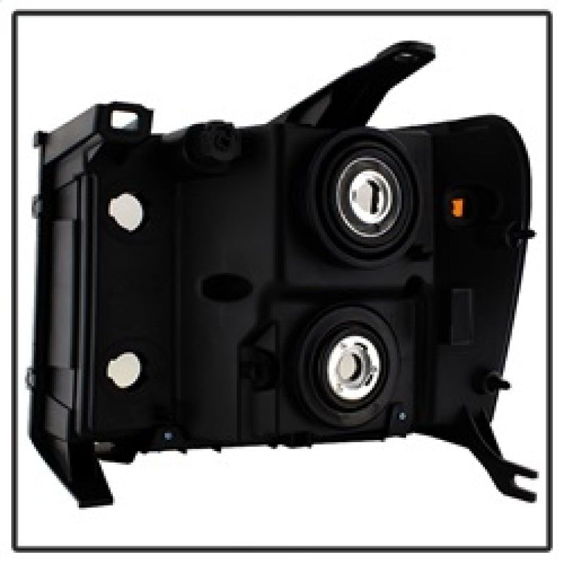 SPYDER 9034749 - SPY9034749 - xTune GMC Sierra 07-13 Crystal Headlights Black HD-JH-GSIE07-AM-BK - Shipped in Europe - Tuningsupply.com