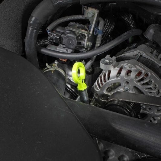 Perrin Performance PSP-ENG-721NY - PERPSP-ENG-721NY - PERRIN 15-25 Subaru WRX & 13-25 BRZ/FR-S/86/GR86 Dipstick Handle Loop Style - Neon Yellow - Shipped in Europe - Tuningsupply.com