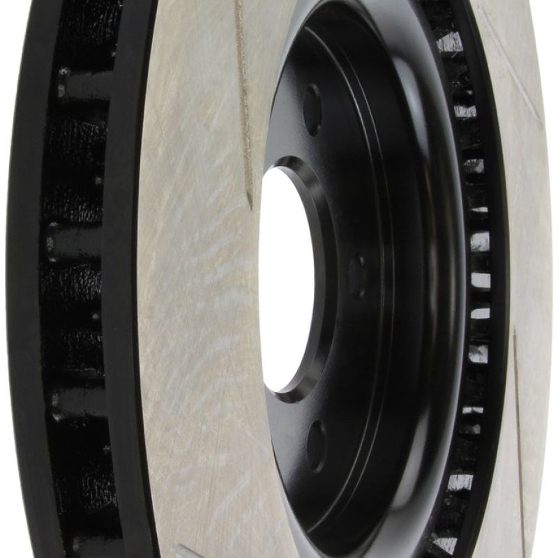 Stoptech 126.61089SL - STO126.61089SL - StopTech Power Slot 07-10 Ford Mustang Shelby Front Left Slotted Rotor - Shipped in Europe - Tuningsupply.com