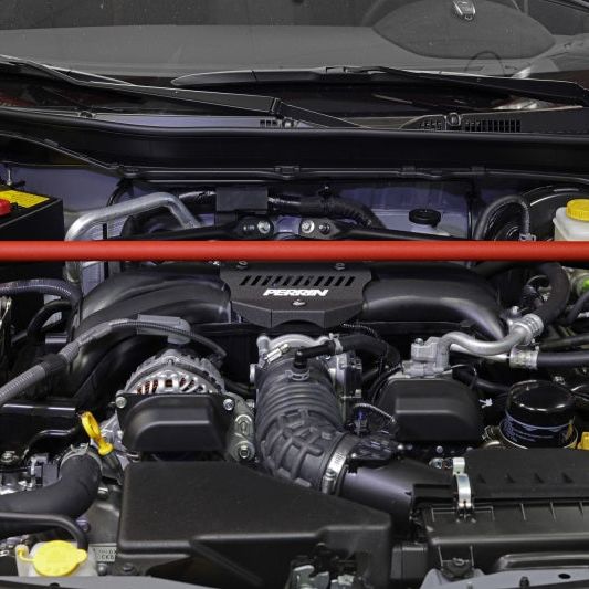 Perrin Performance PSP-SUS-066RD - PERPSP-SUS-066RD - PERRIN 13-25 Subaru BRZ / Toyota GR86/86 / Scion FR-S Front Strut Brace - Red - Shipped in Europe - Tuningsupply.com