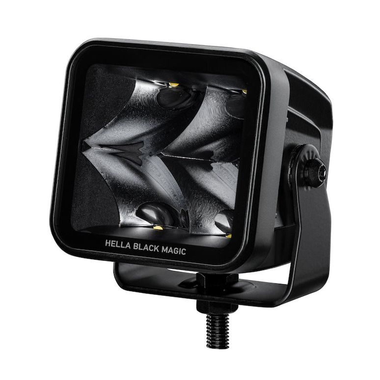 Hella LA358176821 - HELLA358176821 - Hella Universal Black Magic 3.2in L.E.D. Cube Kit - Spot Beam - Shipped in Europe - Tuningsupply.com