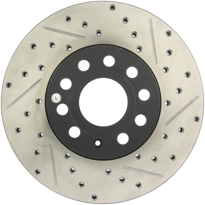 Stoptech 127.33110L - STO127.33110L - StopTech Slotted & Drilled Sport Brake Rotor - Shipped in Europe - Tuningsupply.com