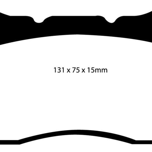 EBC DP31210C - EBCDP31210C - EBC 04-08 Acura TL 3.2 (Manual)(Brembo) Redstuff Front Brake Pads - Shipped in Europe - Tuningsupply.com