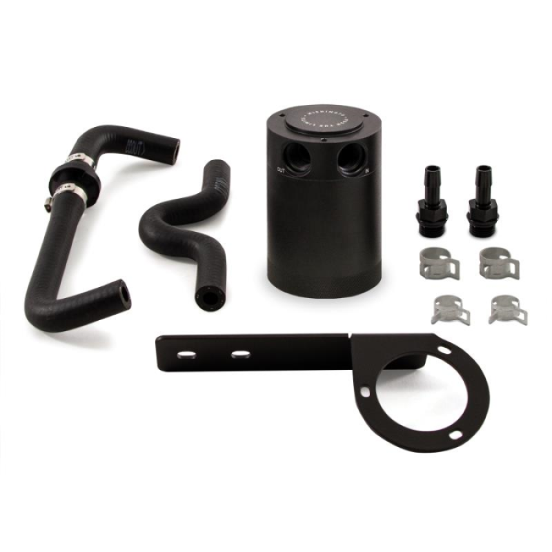 Mishimoto MMBCC-CTR-17PBEBK2 - MISMMBCC-CTR-17PBEBK2 - Mishimoto 2017+ Honda Civic Type R Baffled Oil Catch Can Kit - Black - Shipped in Europe - Tuningsupply.com