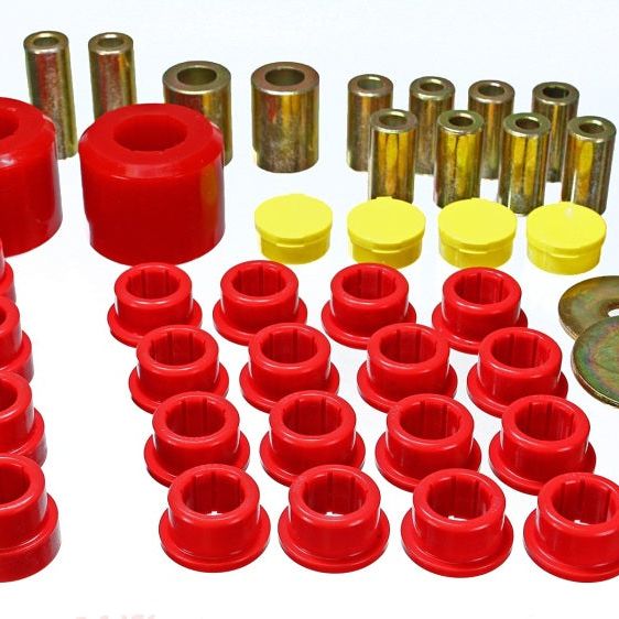 Energy Suspension 3.3196R - ENG3.3196R - Energy Suspension 10 Chevy Camaro Red Rear End Control Arm Bushing Set - Shipped in Europe - Tuningsupply.com
