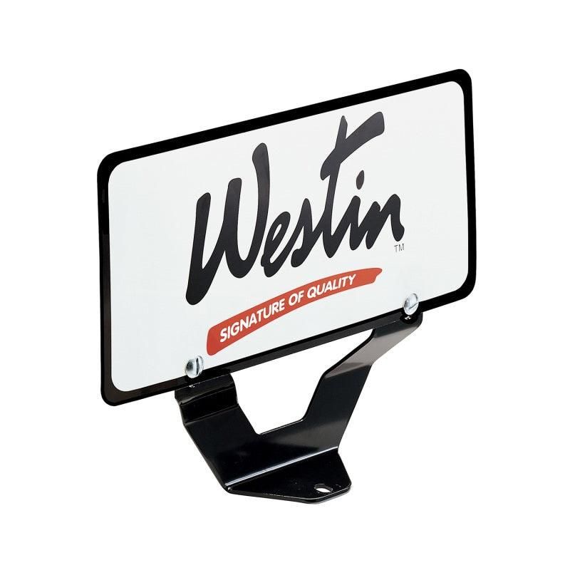 Westin 32-0055 - WES32-0055 - Westin Bull Bar License Plate Relocator - Black - Shipped in Europe - Tuningsupply.com