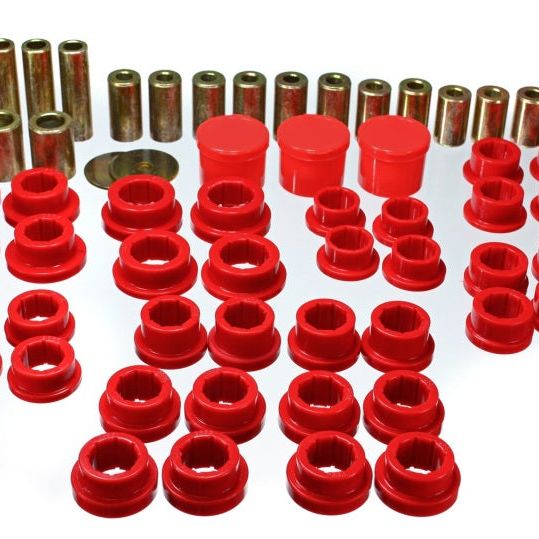 Energy Suspension 7.3122R - ENG7.3122R - Energy Suspension 02-09 350Z / 03-07 Infiniti G35 Coupe Red Rear Control Arm Bushing Set - Shipped in Europe - Tuningsupply.com