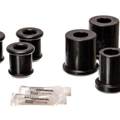 Energy Suspension 3.3176G - ENG3.3176G - Energy Suspension 04-09 Cadillac XLR/XLR-V / 97-12 Corvette Black Front End C/A Bushing Set - Shipped in Europe - Tuningsupply.com