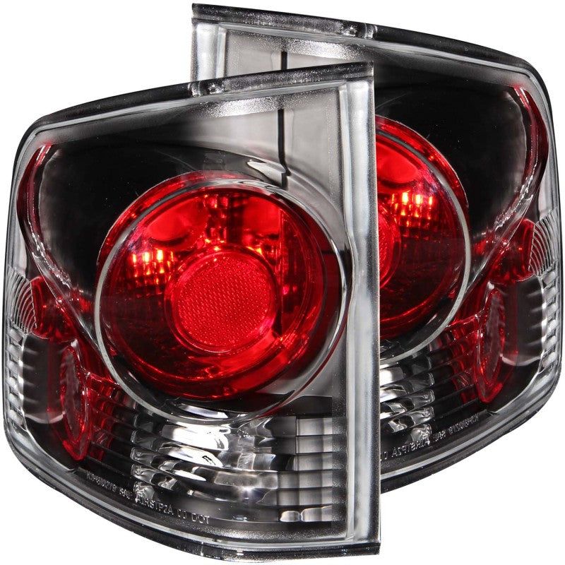 ANZO 211034 - ANZ211034 - ANZO 1995-2005 Chevrolet S-10 Taillights Black 3D Style - Shipped in Europe - Tuningsupply.com