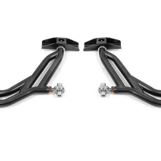 BMR Suspension AA755H - BMRAA755H - BMR 10-14 Ford Mustang Adj. Lower A-Arms Delrin/Rod End w/ 19mm STD. Ball Joint - Black Hammertone - Shipped in Europe - Tuningsupply.com