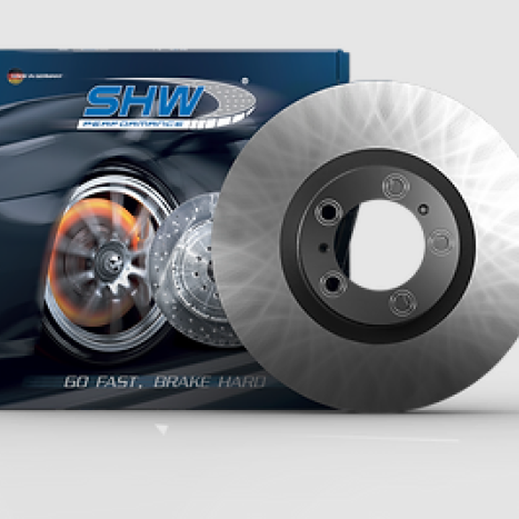 SHW Performance VFL37813 - SHWVFL37813 - SHW 05-09 Volkswagen Touareg 3.2L/4.2L w/18in Wheels Left Front Smooth MB Brake Rotor (7L8615301) - Shipped in Europe - Tuningsupply.com