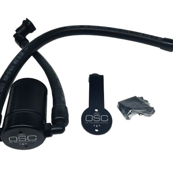 J&L 3011D-B - JLT3011D-B - J&L 2011-2017 Ford Mustang GT Driver Side Oil Separator 3.0 - Black Anodized - Shipped in Europe - Tuningsupply.com