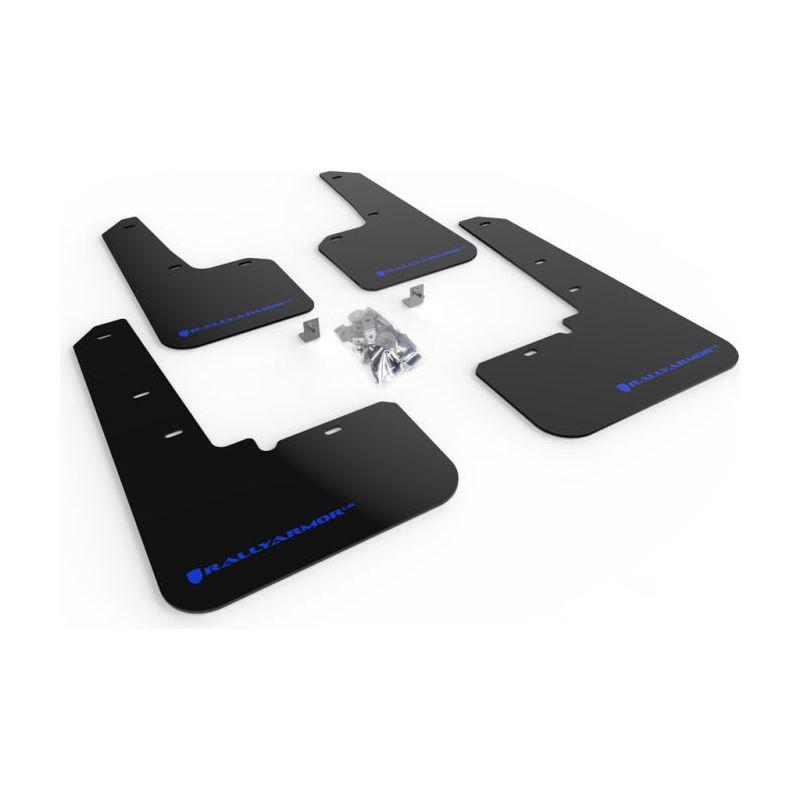 Rally Armor MF66-UR-BLK/BL - RALMF66-UR-BLK/BL - Rally Armor 20-25 Subaru Outback Black UR Mud Flap w/Blue Logo - Shipped in Europe - Tuningsupply.com