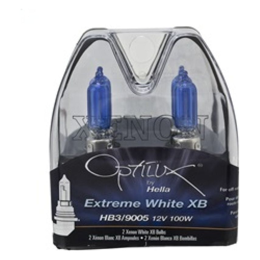 Hella LAH71070347 - HELLAH71070347 - Hella HB3 9005 12V 100W Xenon White XB Bulb (Pair) - Shipped in Europe - Tuningsupply.com