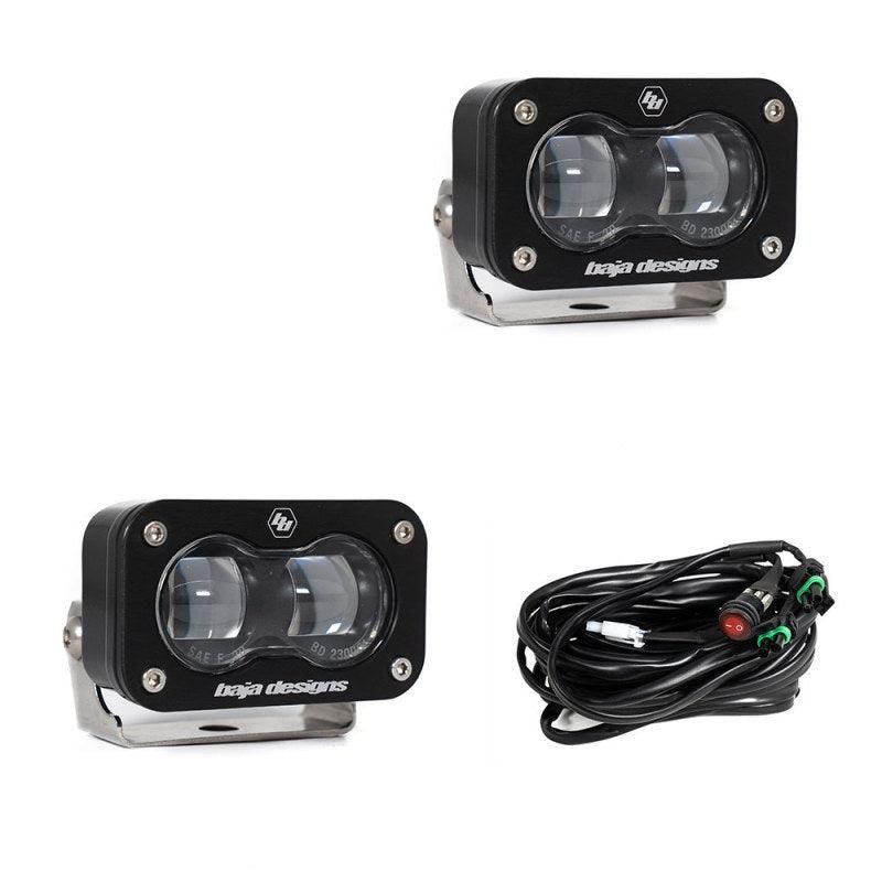 Baja Designs 237801 - BAJ237801 - Baja Designs Universal S2 SAE Spot LED (Pair) - Clear - Shipped in Europe - Tuningsupply.com