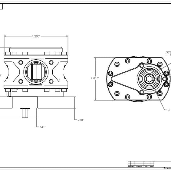 Aeromotive 11130 - AER11130 - Aeromotive Spur Gear Fuel Pump - 3/8in Hex - .900 Gear - 19.5gpm - Shipped in Europe - Tuningsupply.com