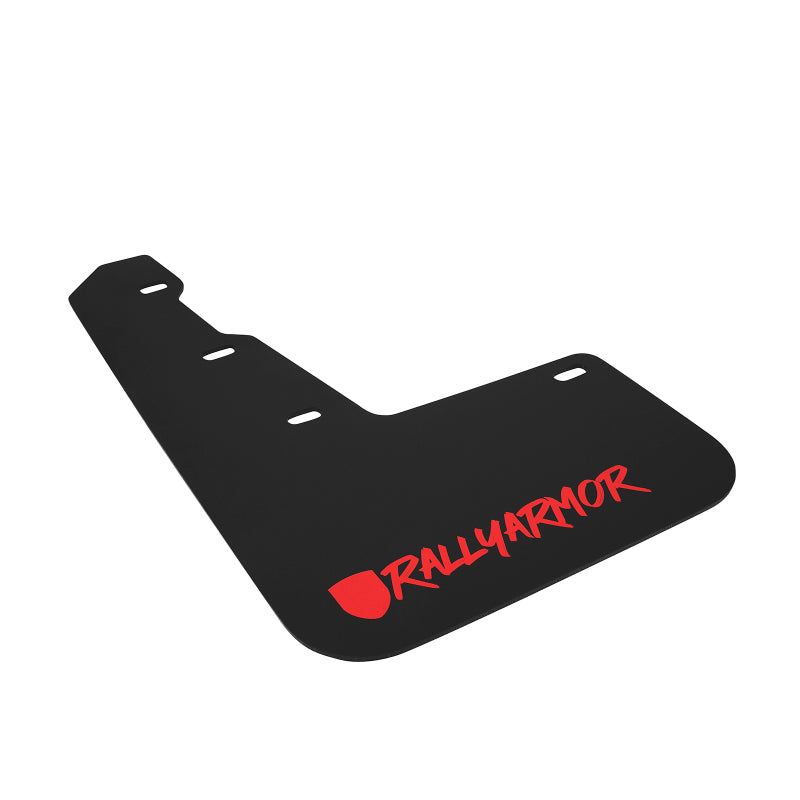 Rally Armor MF32-UR-BLK/RD-X - RALMF32-UR-BLK/RD-X - Rally Armor 15-21 Subaru WRX/STI Black UR Mud Flap w/Red Altered Font Logo - Shipped in Europe - Tuningsupply.com