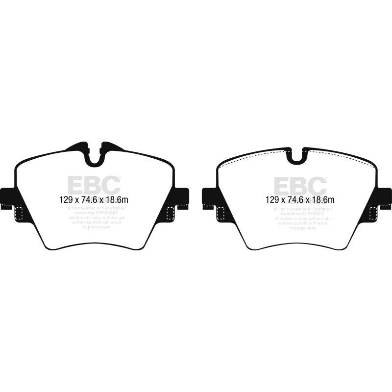 EBC DP52245NDX - EBCDP52245NDX - EBC 2016+ BMW X1 F48 2.0T Bluestuff Front Brake Pads - Shipped in Europe - Tuningsupply.com