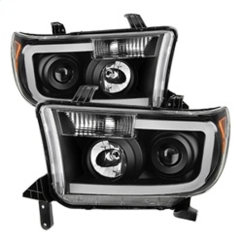 SPYDER 9027888 - SPY9027888 - xTune Toyota Tundra 07-13 LED Light Bar Projector Headlights Black PRO-JH-TTU07-LED-BK - Shipped in Europe - Tuningsupply.com