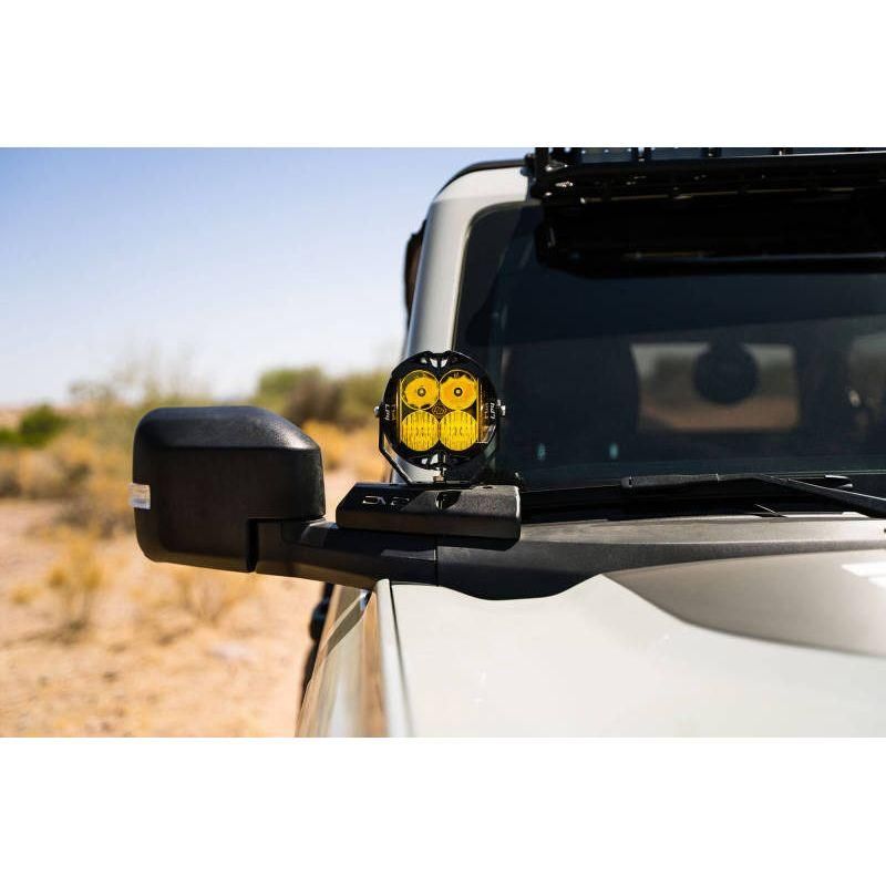 DV8 Offroad LBBR-02 - DVELBBR-02 - DV8 21-22 Ford Bronco A-Pillar Pod Light Mounts - Shipped in Europe - Tuningsupply.com