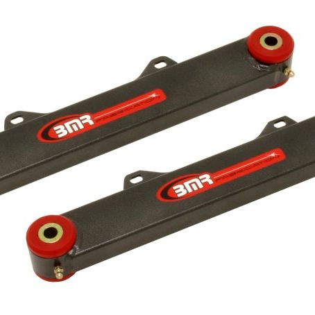 BMR Suspension TR002H - BMRTR002H - BMR 10-15 5th Gen Camaro Rear Non-Adj. Toe Rods (Polyurethane) - Black Hammertone - Shipped in Europe - Tuningsupply.com