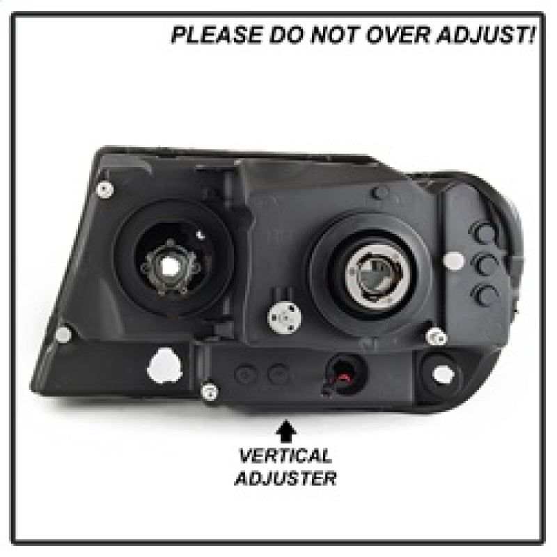 SPYDER 5085221 - SPY5085221 - Spyder 99-04 Jeep Grand Cherokee Projector Headlights - Light Bar DRL LED - Black - Shipped in Europe - Tuningsupply.com