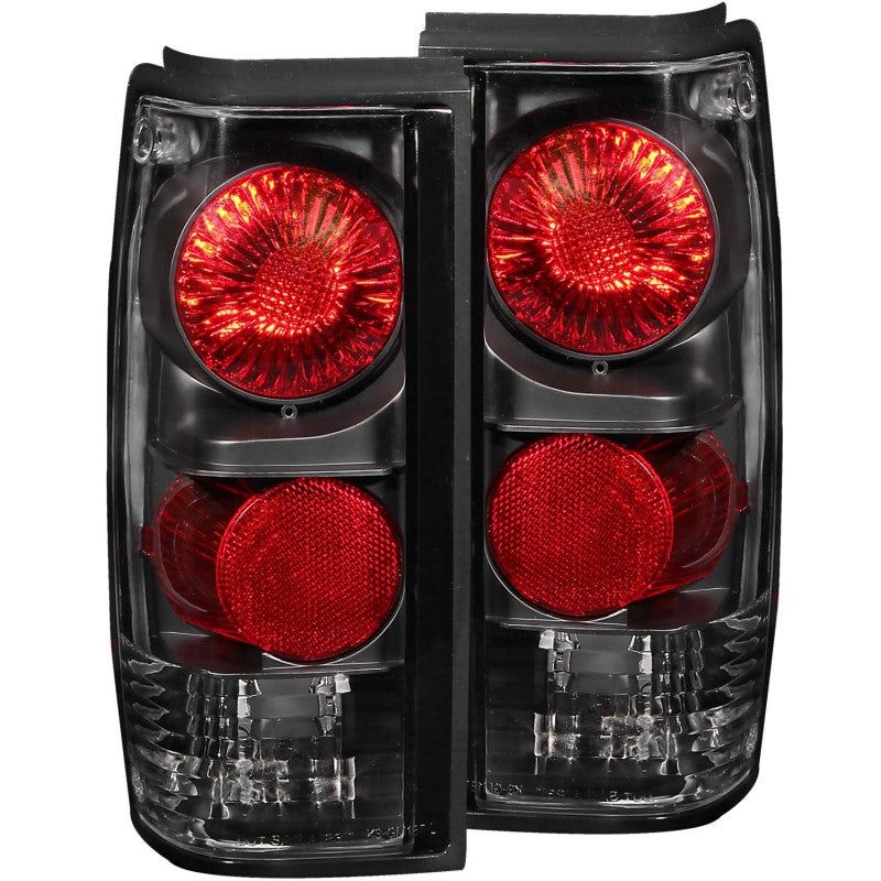 ANZO 211031 - ANZ211031 - ANZO 1982-1994 Chevrolet S-10 Taillights Black - Shipped in Europe - Tuningsupply.com