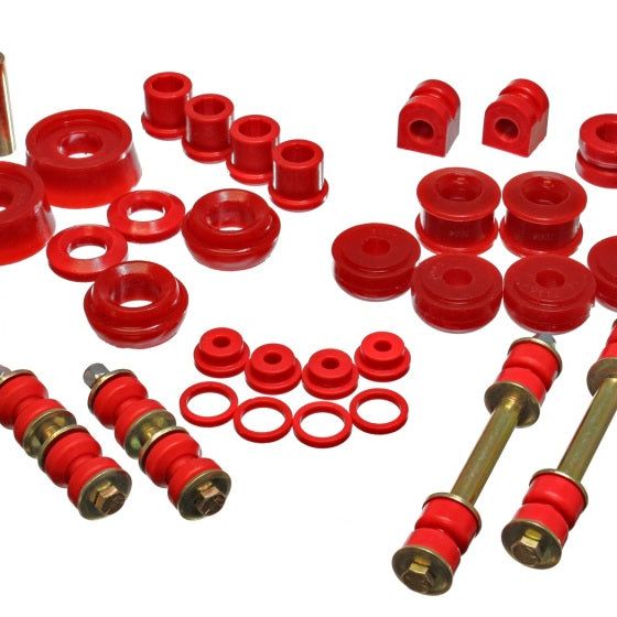Energy Suspension 5.18114R - ENG5.18114R - Energy Suspension 03-05 Dodge SRT-4 FWD Red Hyper-flex Master Bushing Set - Shipped in Europe - Tuningsupply.com