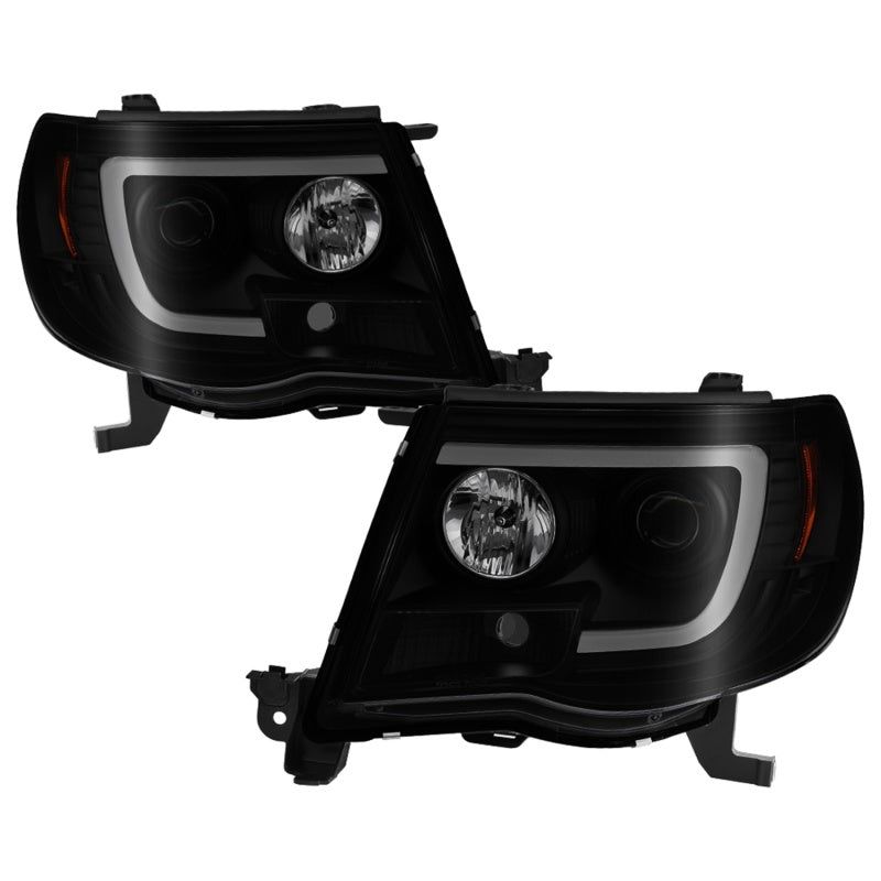 SPYDER 5085771 - SPY5085771 - Spyder 05-11 Toyota Tacoma Ver 2 Proj Headlights - Light Bar DRL - Black Smoke PRO-YD-TT05V2-LB-BSM - Shipped in Europe - Tuningsupply.com