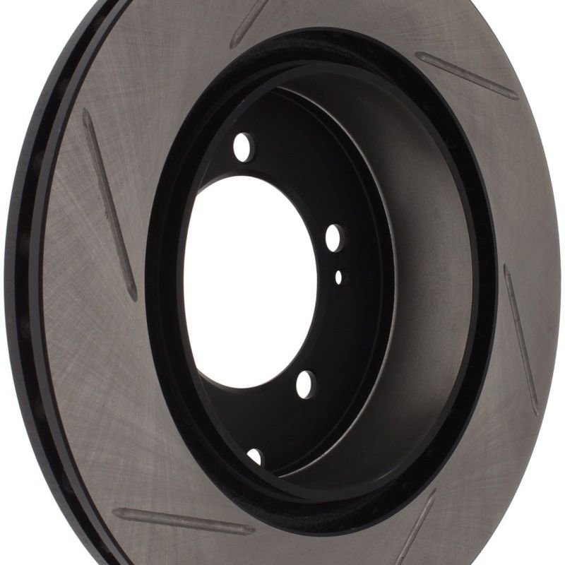 Stoptech 126.46065SL - STO126.46065SL - StopTech Power Slot 03-06 Evo 8 & 9 Slotted Left Rear Rotor - Shipped in Europe - Tuningsupply.com