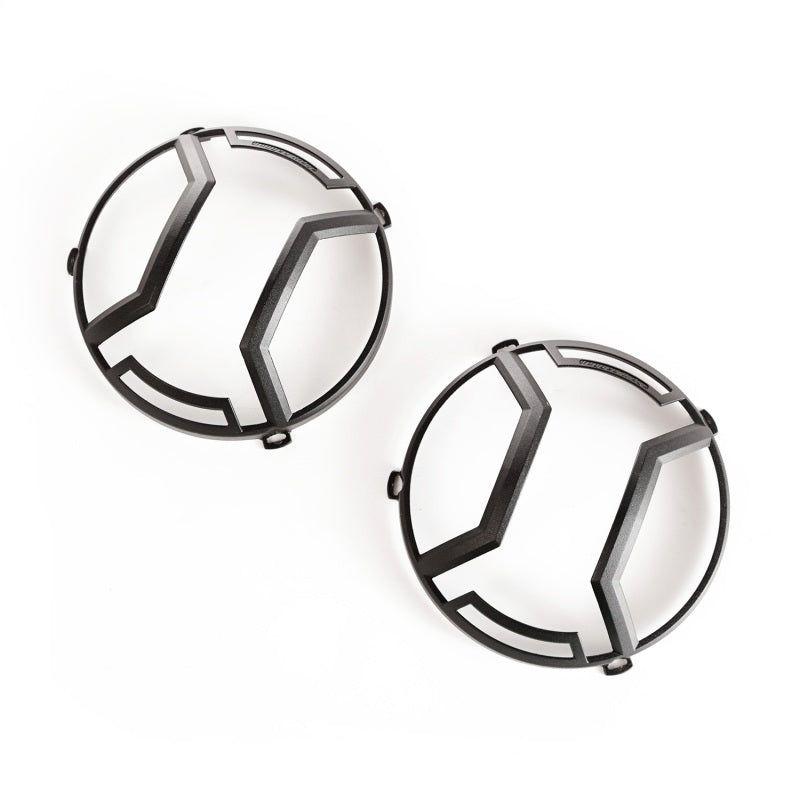 Rugged Ridge 11230.12 - RUG11230.12 - Rugged Ridge 07-18 Jeep Wrangler JK/JKU Textured Black Elite Headlight Euro Guards - Shipped in Europe - Tuningsupply.com