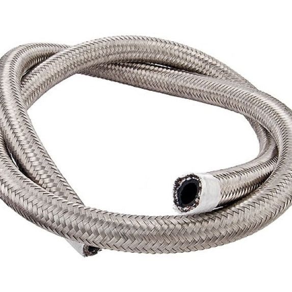 Torque Solution TS-RH-SR10-2 - TQSTS-RH-SR10-2 - Torque Solution Stainless Steel Braided Rubber Hose -10AN 2ft (0.56in ID) - Shipped in Europe - Tuningsupply.com