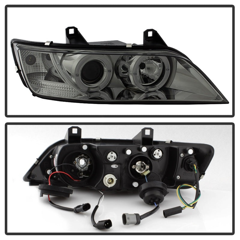 SPYDER 5009104 - SPY5009104 - Spyder BMW Z3 96-02 Projector Headlights LED Halo Smoke High H1 Low H1 PRO-YD-BMWZ396-HL-SM - Shipped in Europe - Tuningsupply.com