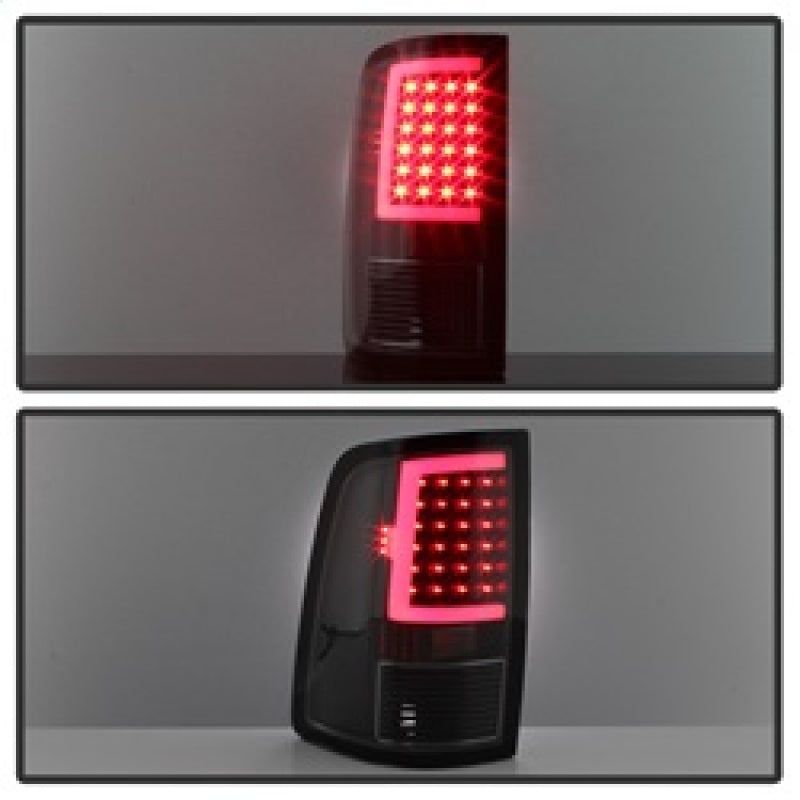 SPYDER 9038488 - SPY9038488 - xTune 09-18 Dodge Ram 1500 LED Tail Lights - Black Smoke (ALT-ON-DR09-LBLED-BSM) - Shipped in Europe - Tuningsupply.com