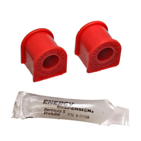 Energy Suspension 16.5116R - ENG16.5116R - Energy Suspension 94-01 Acura Integra / 90-97 Honda Accord/Odyssey Red 14mm Rear Sway Bar Bushings - Shipped in Europe - Tuningsupply.com
