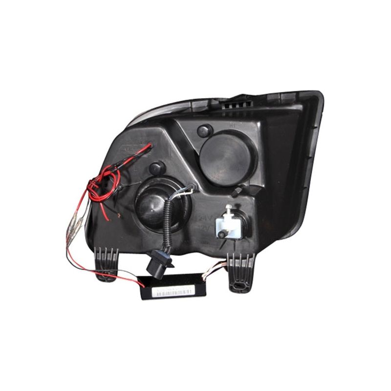 ANZO 121166 - ANZ121166 - ANZO 2005-2009 Ford Mustang Projector Headlights w/ Halo Black - Shipped in Europe - Tuningsupply.com