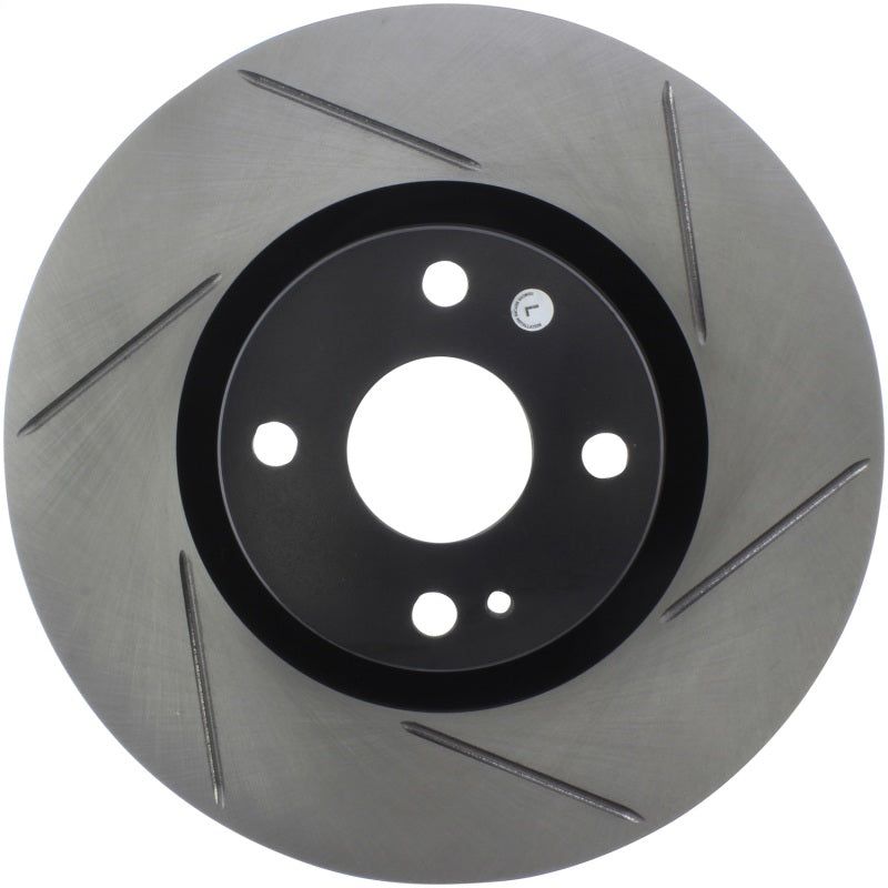 Stoptech 126.45092SL - STO126.45092SL - StopTech 16-17 Mazda MX-5 Front Driver Side Slotted Sport Brake Rotor - Shipped in Europe - Tuningsupply.com