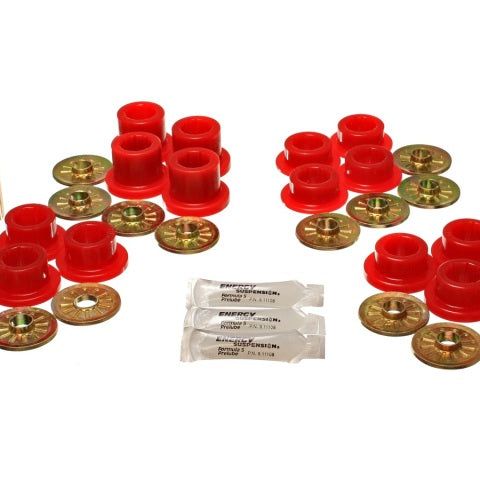 Energy Suspension 5.3126R - ENG5.3126R - Energy Suspension 92-02 Dodge Viper Red Rear Control Arm Bushing Set - Shipped in Europe - Tuningsupply.com